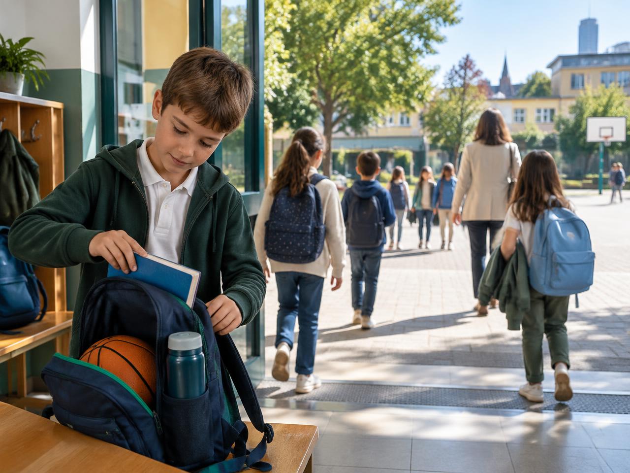 Organization of the school day that builds habits