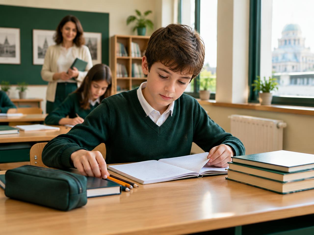 A private school as the foundation of work habits